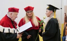 Dyplomatorium i czepkowanie absolwentów Wyższej Szkoły Gospodarki Kolegium Nauk Stosowanych Filii w Działdowie