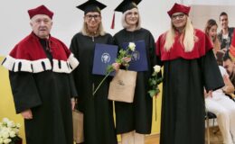 Dyplomatorium i czepkowanie absolwentów Wyższej Szkoły Gospodarki Kolegium Nauk Stosowanych Filii w Działdowie