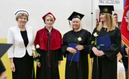 Dyplomatorium i czepkowanie absolwentów Wyższej Szkoły Gospodarki Kolegium Nauk Stosowanych Filii w Działdowie