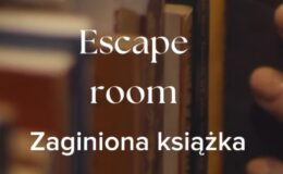 regał z książkami - zdjęcie promujące akcję Escape Room w Powiatowej Bibliotece Pedagogicznej w Działdowie