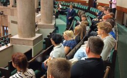 Młodzi radni z wizytą w Sejmie i na Stadionie Legii