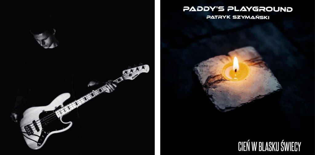 muzyk Patryk Szymański i okładka utworu