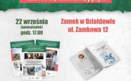 plakat informujący o wystawie czasowej "Mazury na Działdowszczyźnie - historia, kultura, język" i promocji słownika języka mazurskiego autorstwa Piotr Szatkowskiego "Mazurska Gadka? Zidzis i Zies"