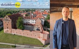 zamek z lotu ptaka i Krzysztof Siemianowski