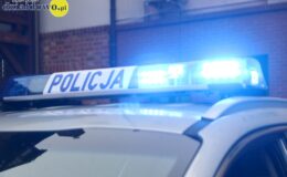 (na zdjęciu sygnalizator świetlny policyjny)