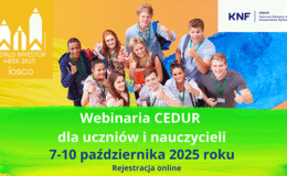 Webinaria CEDUR dla środowiska szkolnego w ramach World Investor Week, 7-10 października 2025 roku