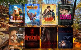 plakaty takich filmów jak: „Koszmarek”, „Super pies i kot łotr”, „LARP. Miłość, trolle i inne questy”, „Franz Kafka”, „Jedna bitwa po drugiej”, „Drakula. Historia wiecznej miłości”, „Strangers 2”, „Good Boy”
