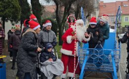 „Sztafeta z Mikołajem” rozświetliła ulice Działdowa