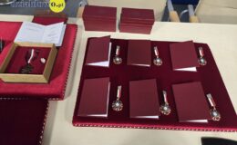 Anna Barbara Czuraj-Struzik z honorową odznaką Zasłużony dla Kultury Polskiej