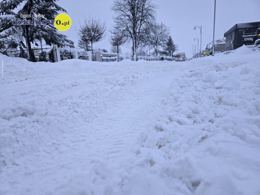 jedna z ulic w Działdowie