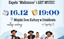 "Kolędy płynące z serca gór" zapraszamy na świąteczny koncert z "Art Music"