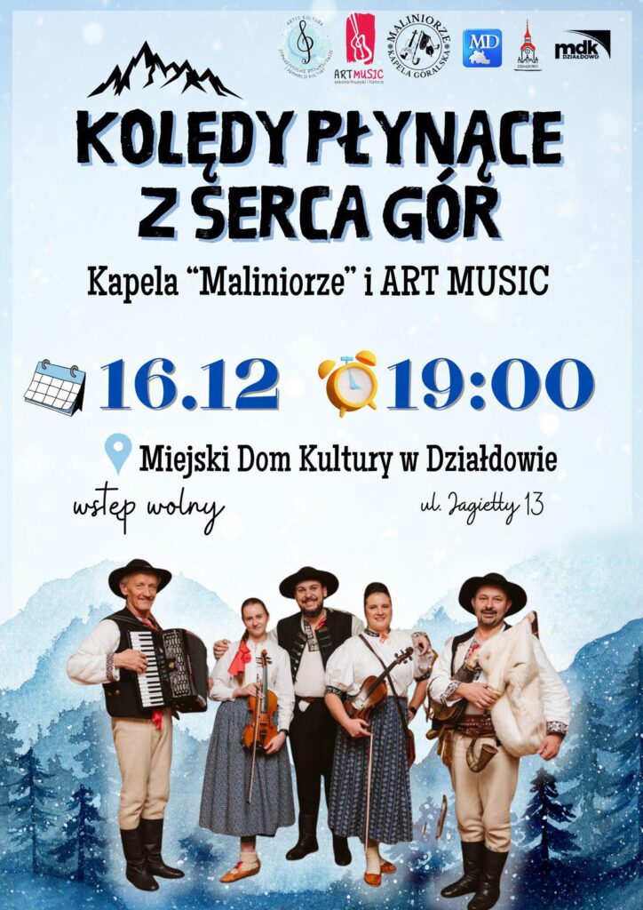 "Kolędy płynące z serca gór" zapraszamy na świąteczny koncert z "Art Music"