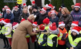 „Sztafeta z Mikołajem” rozświetliła ulice Działdowa
