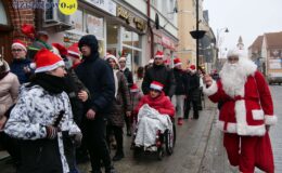 „Sztafeta z Mikołajem” rozświetliła ulice Działdowa