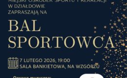 plakat informujący o 49. Plebiscycie na Sportowca Roku i Balu Sportowca