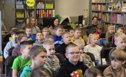 „Ślimakiem po Działdowie” – promocja kolorowanki w bibliotece
