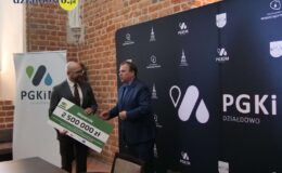 Podpisanie umowy z Wykonawcą rozbudowy i modernizacji Oczyszczalni Ścieków w Działdowie.