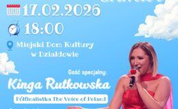 plakat informujący o koncercie „Dotyk Chmur”
