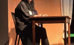 Przedstawienie grupy teatralne Pewni Niepewni pt. „Pani Dulska przed sądem”