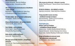 plakat informujący o I Konferencji Młodzieżowej Rady Miasta Działdowo