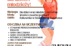 To doskonała okazja, aby aktywnie spędzić czas, świetnie się bawić i spotkać w miłej atmosferze. Zajęcia będą odbywać się we wtorki i czwartki w godzinach 17.00–18.00