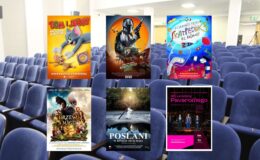 plakaty filmów jak: "Tom i Jerry: Przygoda w muzeum", "Gwiezdne wojny: Mandalorian i Grogu", "Niesamowite przygody skarpetek 3. Ale kosmos!", "Drzewo magii", "Posłani", „90. urodziny Pavarottiego” Koncert gwiazd z Arena di Verona 2025