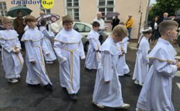 Uroczystość Bożego Ciała w Działdowie, wspólna modlitwa na ulicach miasta