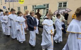 Uroczystość Bożego Ciała w Działdowie, wspólna modlitwa na ulicach miasta