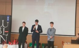 drużyna reprezentująca województwo warmińsko-mazurskie Aleksander Kołakowski, Sebastian Knigawka z Elbląga i Michał Obrębski z Olsztyna