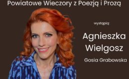 plakat informujący o Powiatowych Wieczorach z Poezją i Prozą 2026, pierwszym spotkaniu, które odbędzie się 28 czerwca w Parku HDK w Działdowie