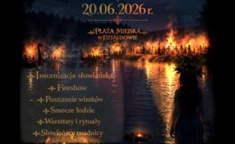 W programie: inscenizacja słowiańska, pokaz Fireshow, puszczanie wianków, smocze łodzie, warsztaty i rytuały, słowiańscy osadnicy, strefa gastronomiczna. Noc Kupały odbędzie się na Plaży Miejskiej w Działdowie 20 czerwca, start wydarzenia godz.18.30, główna inscenizacja 20.30. Wydarzenie objęte jest Patronatem Burmistrza Miasta Działdowa oraz finansowane przez Gminę-Miasto Działdowo. (Na zdjęciu głównym plakat informujący o Działdowskiej Nocy Kupały 2026)