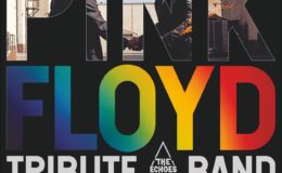 plakat informujący o koncercie "Pink Floyd Tribute" w Miejskim Domu Kultury w Działdowie