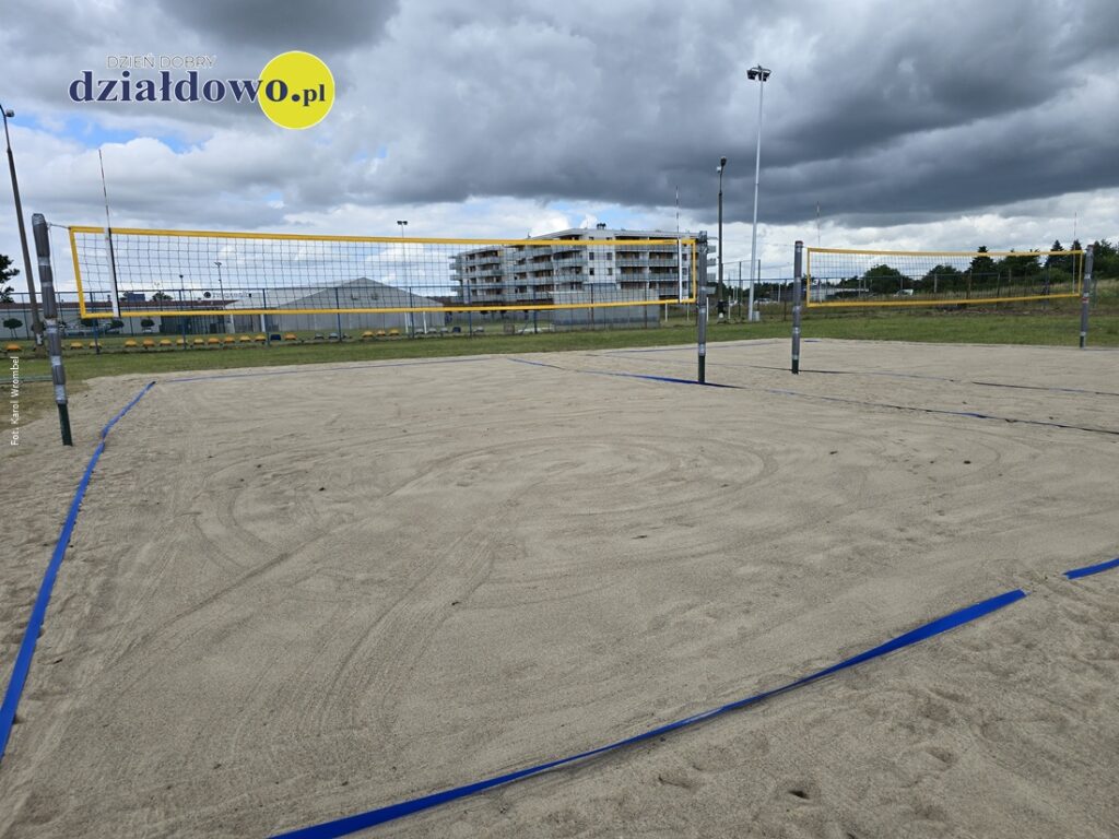 boiska do plażówki, kompleks boisk przy ul. Świerkowej w Działdowie / fot. Karol Wrombel