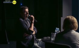 Pierwsze Spotkanie Dyskusyjnego Klubu Filmowego w Kinie Apollo. Gościem był reżyser filmu „Brat”