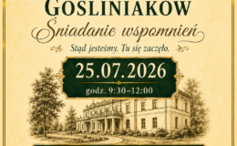 plakat informujący o XVI Światowym Zjeździe Gośliniaków