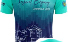 koszulka, zaprojektowana specjalnie na Urodzinowy Festiwal Biegowy 2026