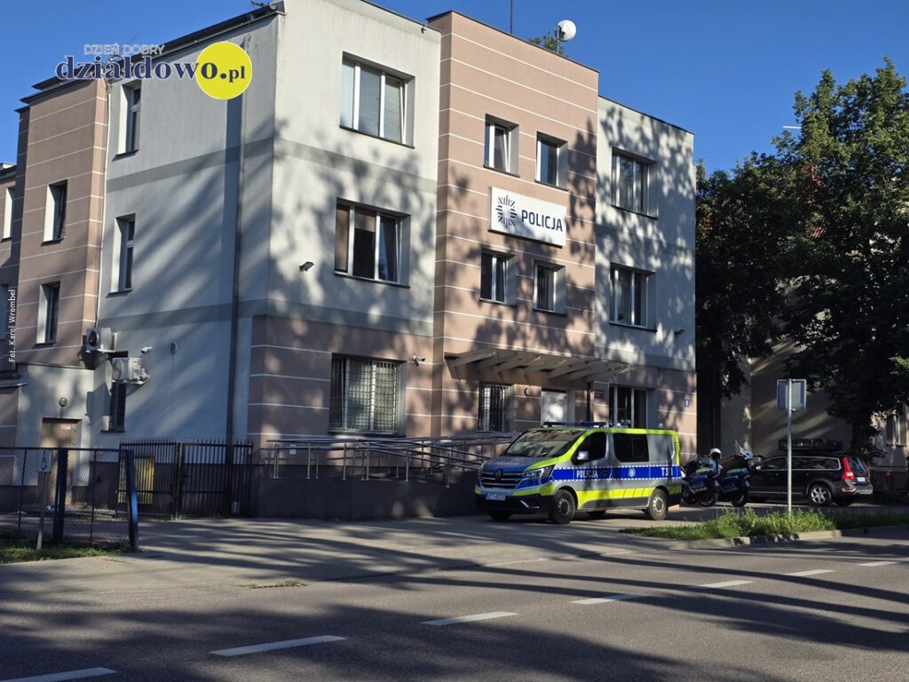 budynek komendy policji w Działdowie