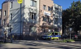 budynek komendy policji w Działdowie