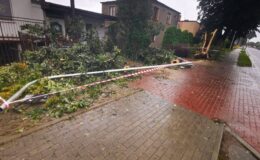 Groźny żywioł nad powiatem działdowskim. Strach mieszkańców i ciężka praca strażaków