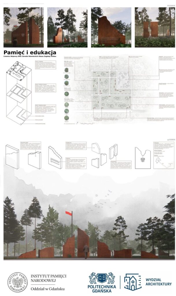 projekt i wizualizacja cmentarza w Lesie Białuckim /Fot. archiwum Andrzeja Ruteckiego