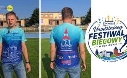 Kacper Leśny w specjalnej urodzinowej koszulce Festiwalu Biegowego 2026