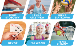 plakat informujący o Warmia Mazury Senior Games 2026 w Olsztynie
