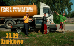 zdjęcie informujące o stand-up | Trasa Powiatowa 2: Kowalski, Rejent, Zalewski. Stand-up wystąpi w sali widowiskowej MDK w Działdowie