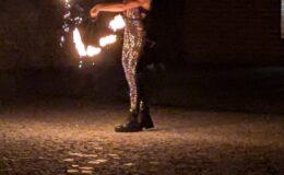 Magia ognia na zamkowym dziedzińcu. Za nami Działdowski Festiwal Ogniowy 2026