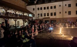 Magia ognia na zamkowym dziedzińcu. Za nami Działdowski Festiwal Ogniowy 2026