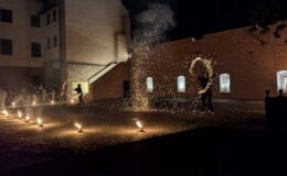 Magia ognia na zamkowym dziedzińcu. Za nami Działdowski Festiwal Ogniowy 2026