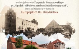 plakat zapraszający na prelekcję do Muzeum Pogranicza