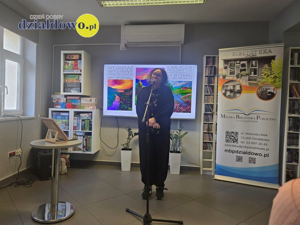 Sztuka, natura i muzyka. Za nami inspirujący wernisaż w bibliotece