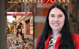 plakat informujący o spotkaniu z autorką książki "Rita, kłopoty i ja" Izabelą Kobą w Miejskiej Bibliotece Publicznej w Działdowie