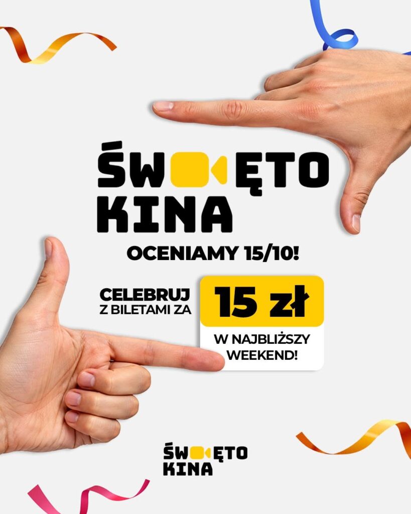 plakat informujący o Święcie Kina 2026
